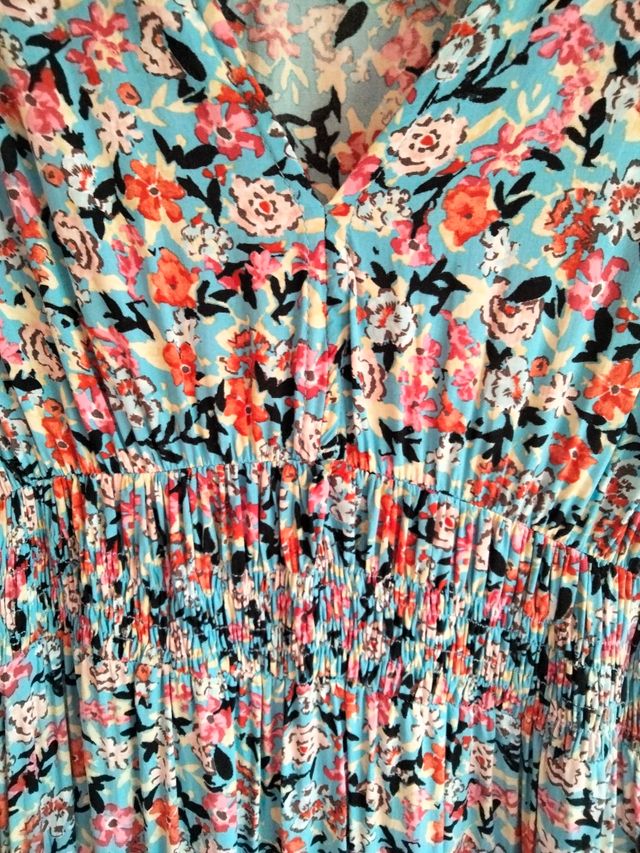 Vestido estampado Zara