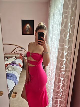 Vestido vintage pieza única crop top mujer falda 