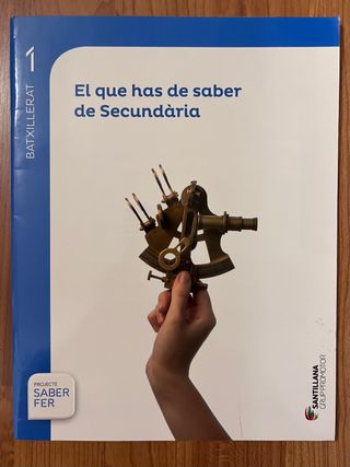llibre Matemàtiques 1r batxillerat 