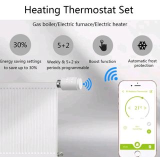 Válvula inteligente regulable para radiador