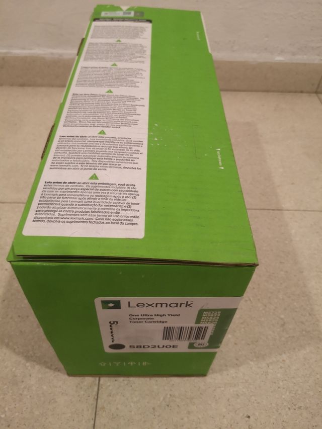 Toner Original Lexmark 58D2U0E Negro