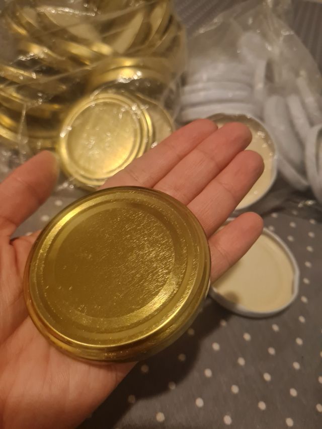 55 tapas para botes de cristal