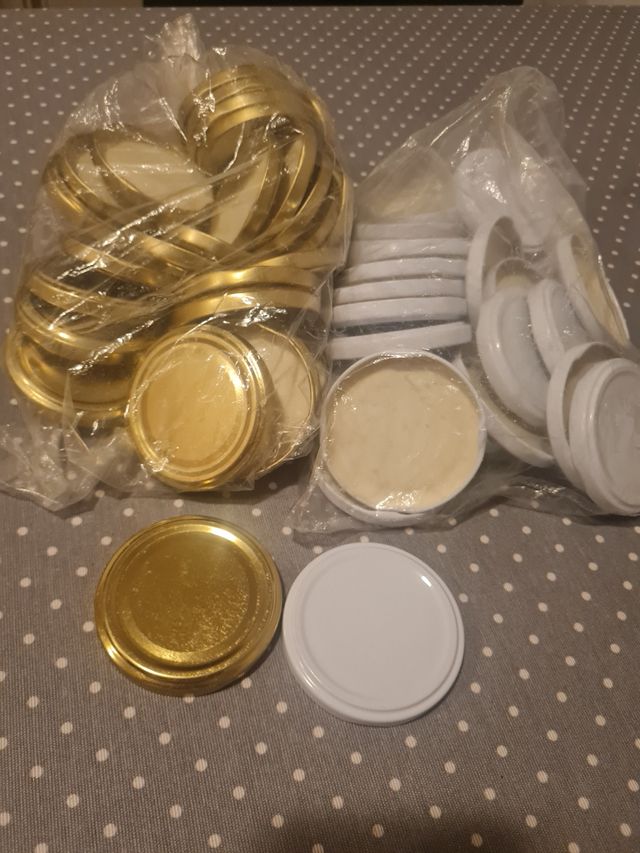 55 tapas para botes de cristal