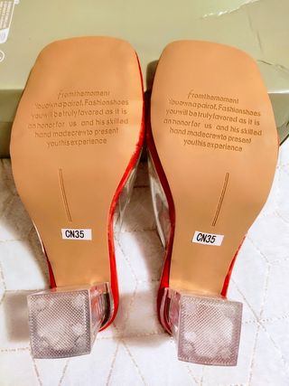 sandalias transparentes