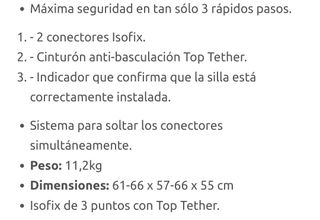 silla coche grupo 1 Iseos Isofix Bebeconfort