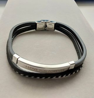 Pulsera hombre Brave con grabado