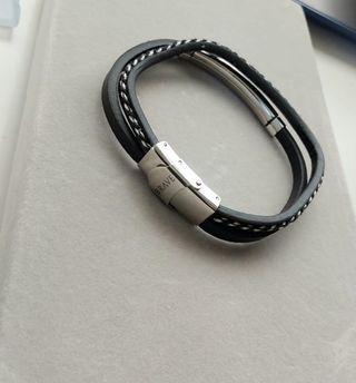 Pulsera hombre Brave con grabado