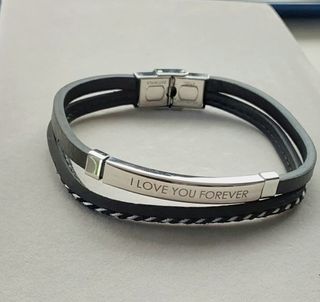 Pulsera hombre Brave con grabado