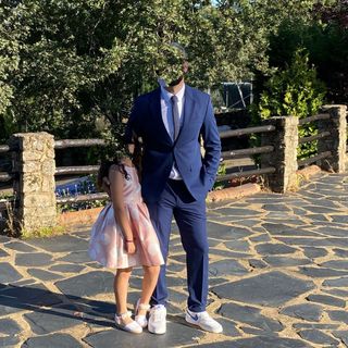 Traje azul