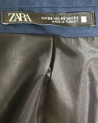 Traje azul