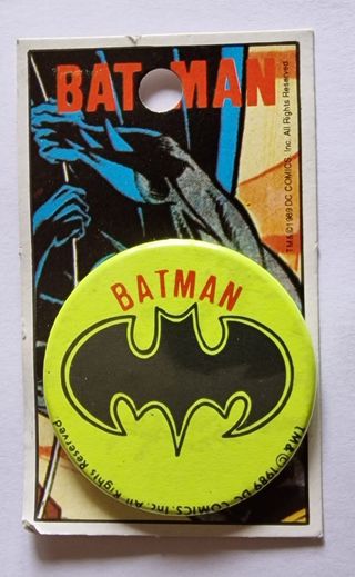 BATMAN - DC COMICS - VINTAGE 1989 - lote 8 chapas