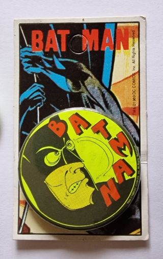 BATMAN - DC COMICS - VINTAGE 1989 - lote 8 chapas