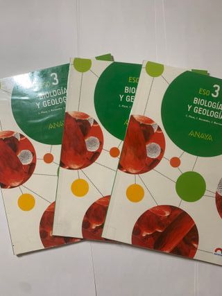 LIBRO BIOLOGÍA Y GEOLOGÍA 3ºESO ISBN:9788467852196