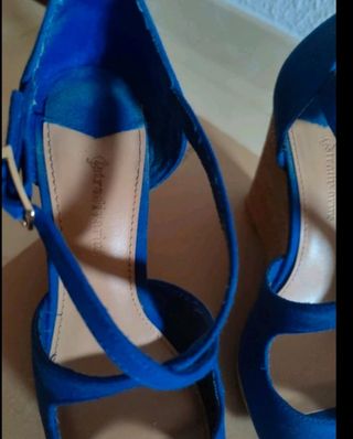 Tacon cuña stradivarius  ,sndalos ,zapatos  tacon