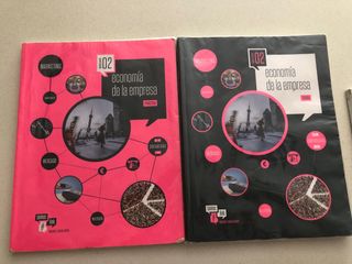 2 libros Economía de la empresa 2º bachillerato