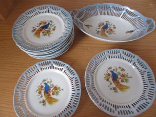 Platos troquelados vintage