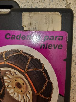 Cadenas para nieve