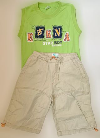 T-Shirt de Criança sem Mangas Unissexo, como Nova