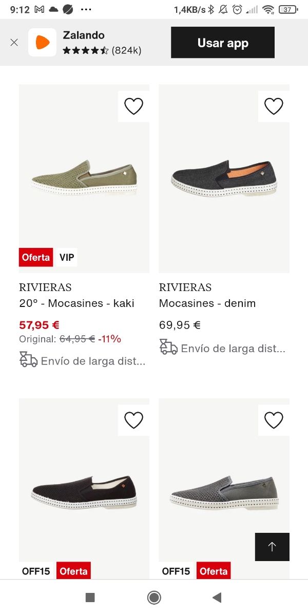 Zapatillas hombre Ribeiras vaqueras