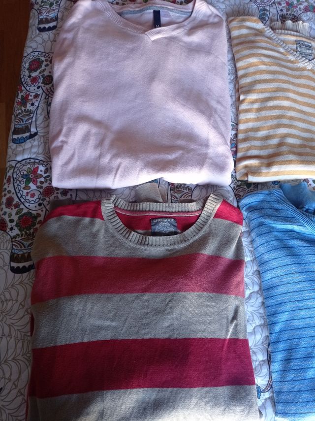 Lote 6 jerseys hombre