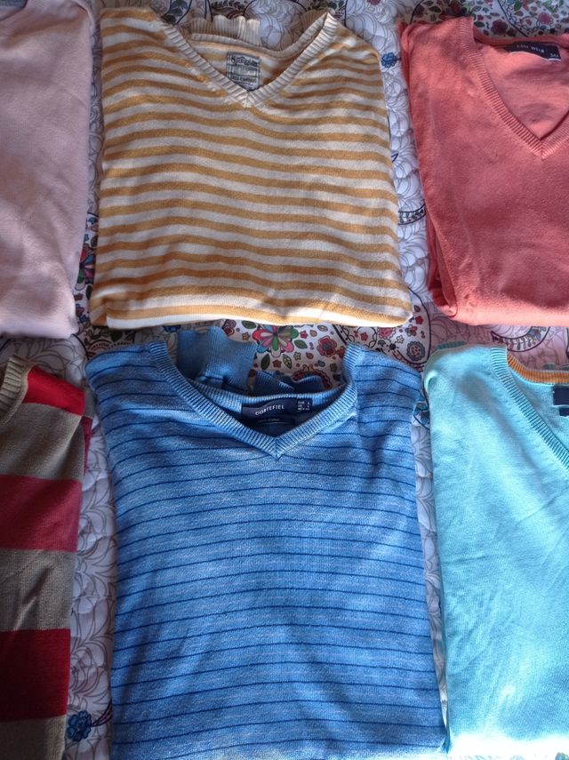 Lote 6 jerseys hombre