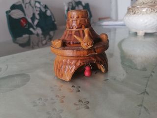 chimenea de madera
