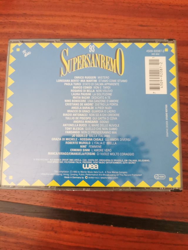 Sanremo 93 doppio cd