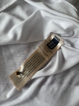 Camiseta manga 3/4 blanca Massimo Dutti