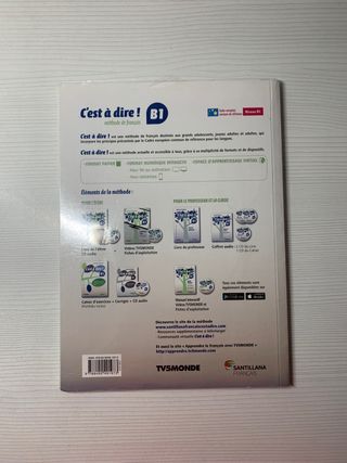 C'est à dire! B1- Livre de l'élève