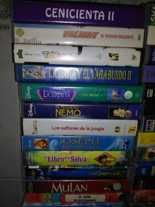 Lote películas infantiles VHS