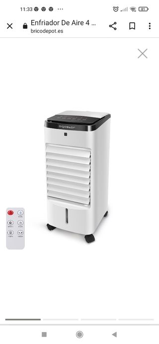 climatizador sin usar