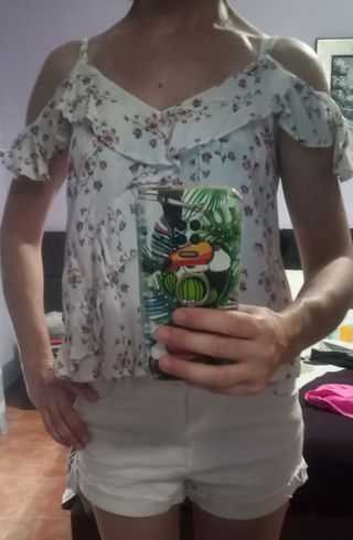 Camiseta vaporosa talla S