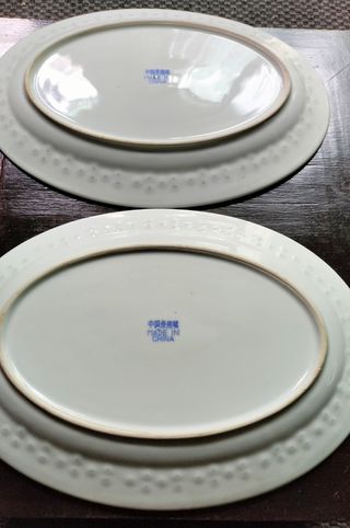 2 Bandejas Porcelana China.