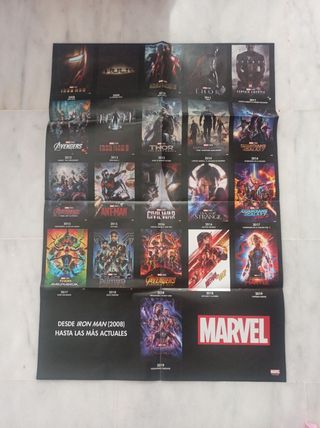 Póster Películas Marvel