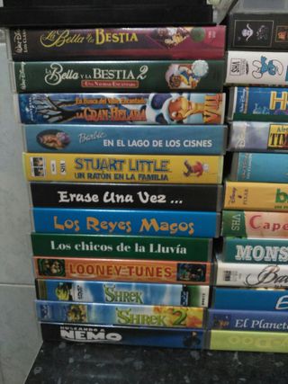 Lote películas infantiles VHS