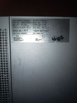 Servidor Fujitsu Econel 50 Workstation
