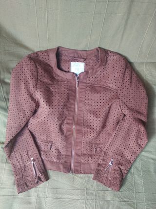 chaqueta cuero niña