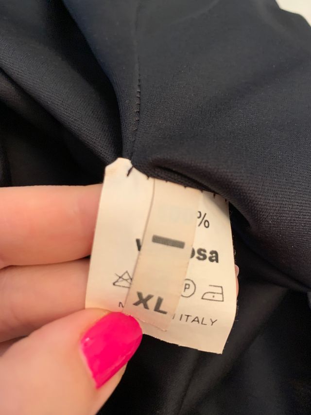 Gonna nera e beige made in Italy