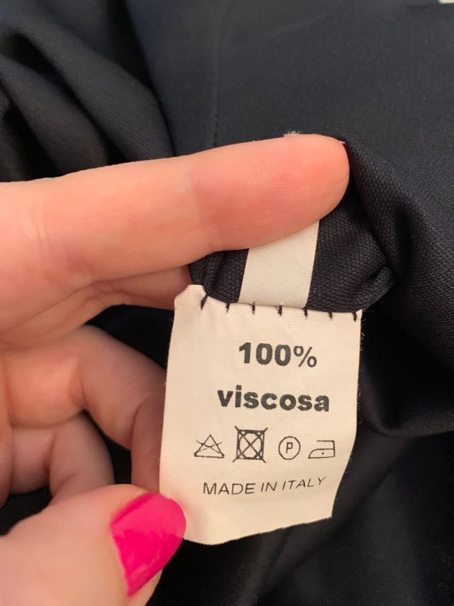 Gonna nera e beige made in Italy