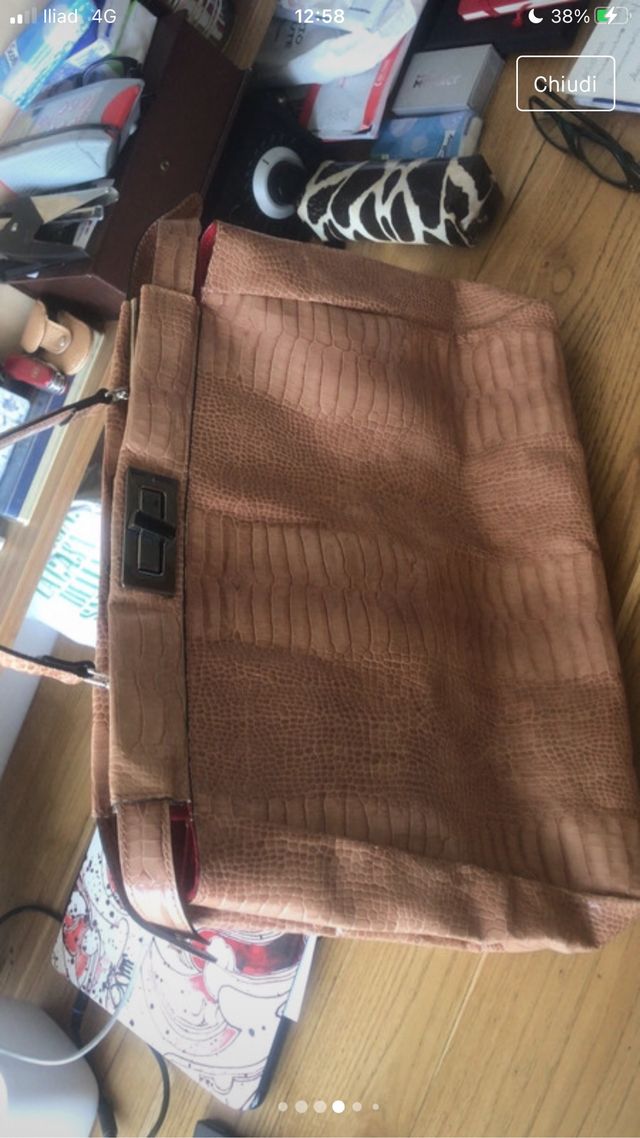 Borsa pelle genuine l