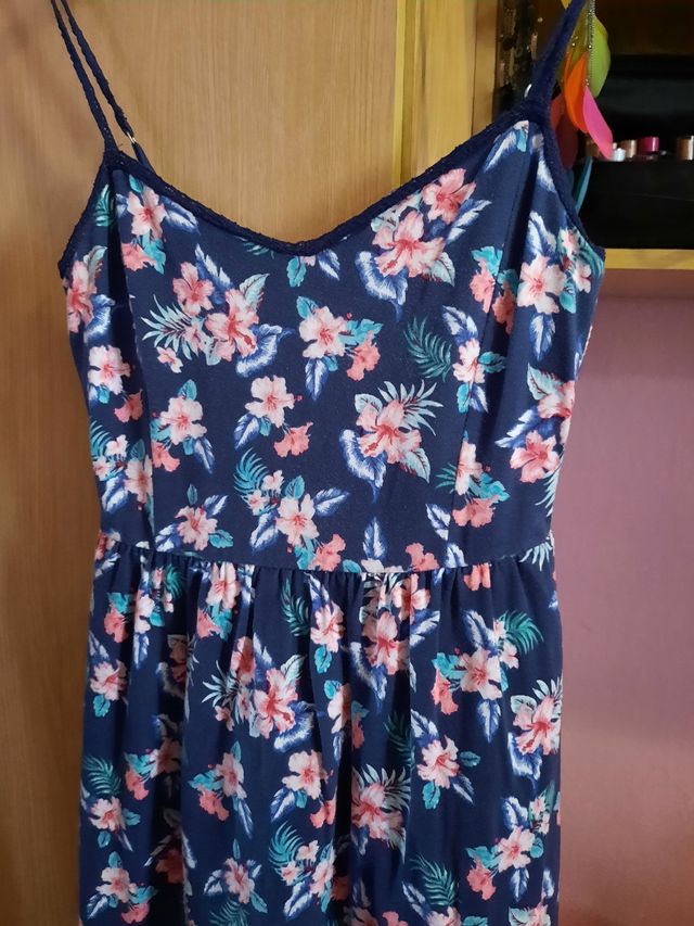 Vestido de flores springfield talla S= 6€