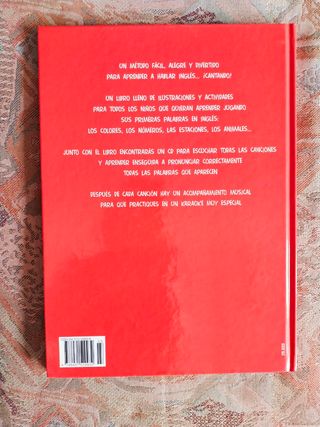 Libro Aprende inglés cantando con CD