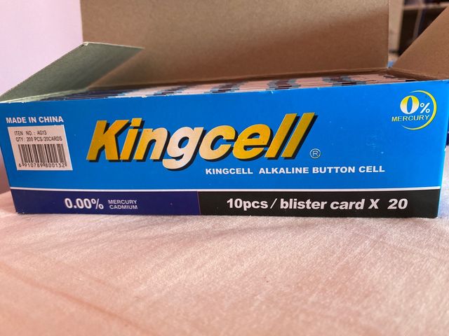 200 pilas Alkaline Button cell