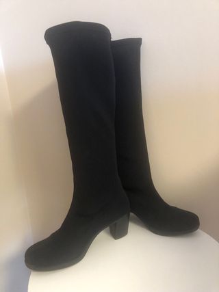 Botas con caña alta elástica Nº39