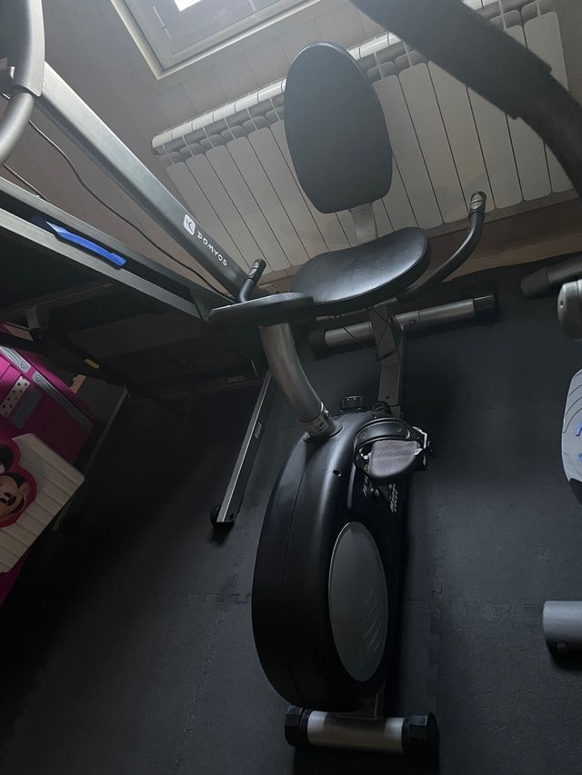 Bicicleta con respaldo