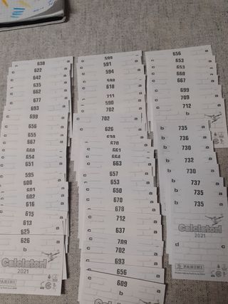 231 cromos lote calciatori 2021 album panini nuevo