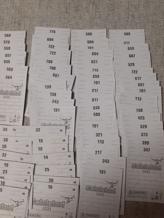 231 cromos lote calciatori 2021 album panini nuevo