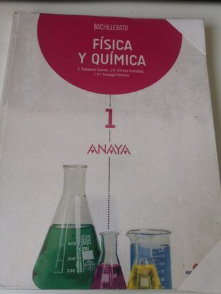 Libro 1º Bachillerato. Física y Química