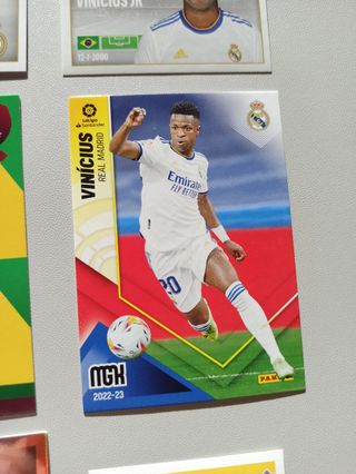 Lote 7 cartas/cromos Vini Jr 