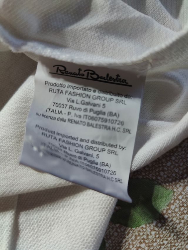 polo Renato Balestra bianca